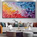 HOLMAN ART Pastel Dreamscape – Abstract Textured Impasto Oil Painting on Canvas - image 2