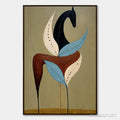 HOLMAN ART Earthen Steed – Textured Wabi Sabi Abstract Horse Painting - image 1