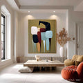 HOLMAN ART the Caravan – Abstract Boho Wabi Sabi Textured Horse Painting - image 2