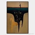 HOLMAN ART the Ferryman'S Passage – Vertical Abstract Figurative - image 1