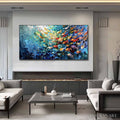 HOLMAN ART Oceanic Rush – Textured Palette Knife Painting of a School of Fish - image 2