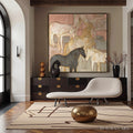 HOLMAN ART Herd Whispers – Figurative Textured Horse Painting - image 2