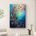 HOLMAN ART Whirlpool of Fish – Colorful School of Fish Painting - image 2