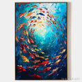 HOLMAN ART Coral Reef Dance – Vibrant Painting of Colorful Fish - image 1