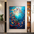 HOLMAN ART Coral Reef Dance – Vibrant Painting of Colorful Fish - image 2