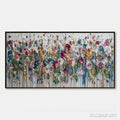 HOLMAN ART Eternal Bloom – Colorful Textured Impasto Flower Field Painting - image 1