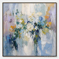 HOLMAN ART Ethereal Bloom Abstract Floral Textured Oil Painting for Walls - image 1