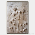 HOLMAN ART Earthen Blooms – Textured Wabi-Sabi Floral Impasto Painting - image 1