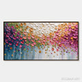 HOLMAN ART Petal Cascade – Colorful Textured Floral Impasto - image 1