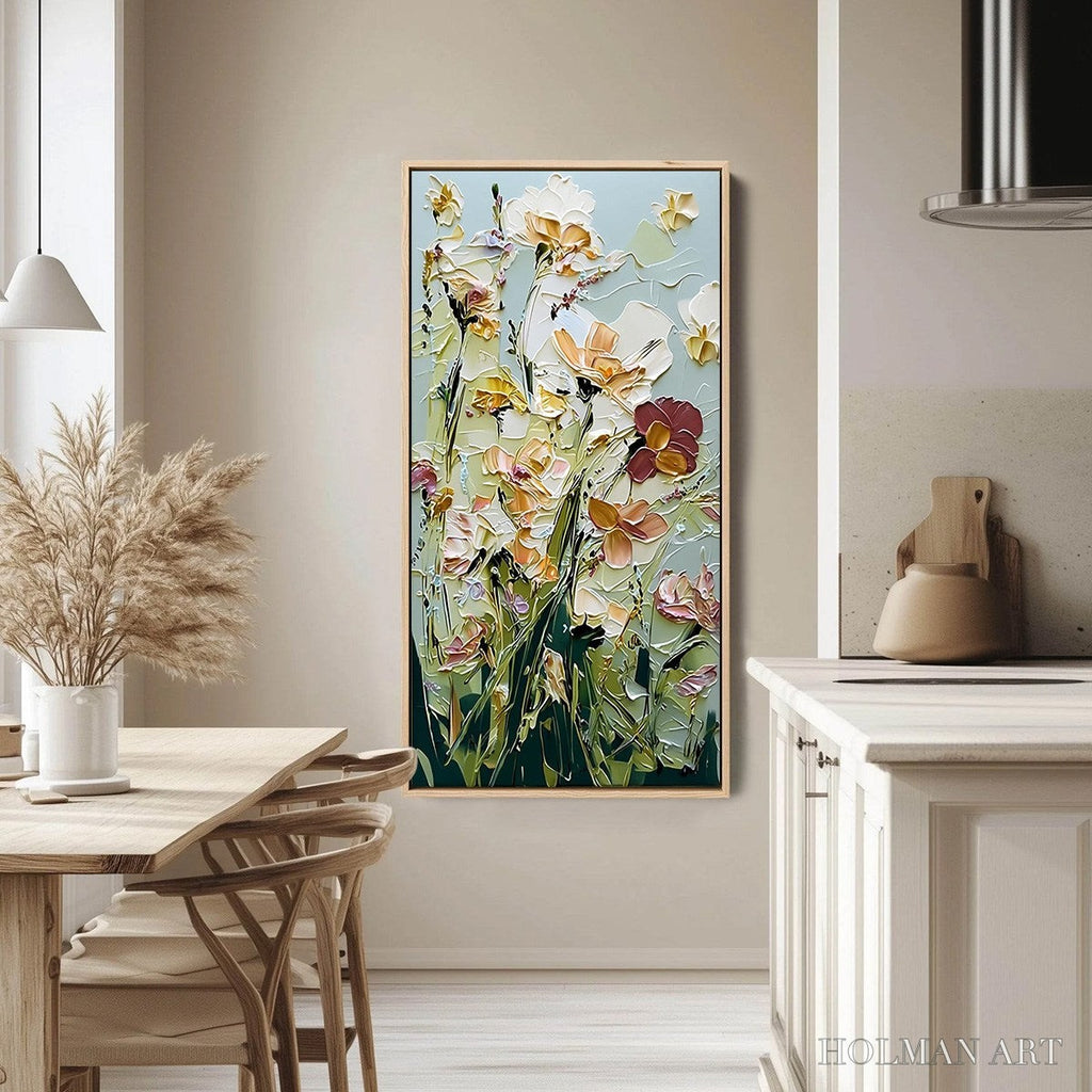 HOLMAN ART Garden Serenade Impasto Floral Painting | Textured Oil - image 4