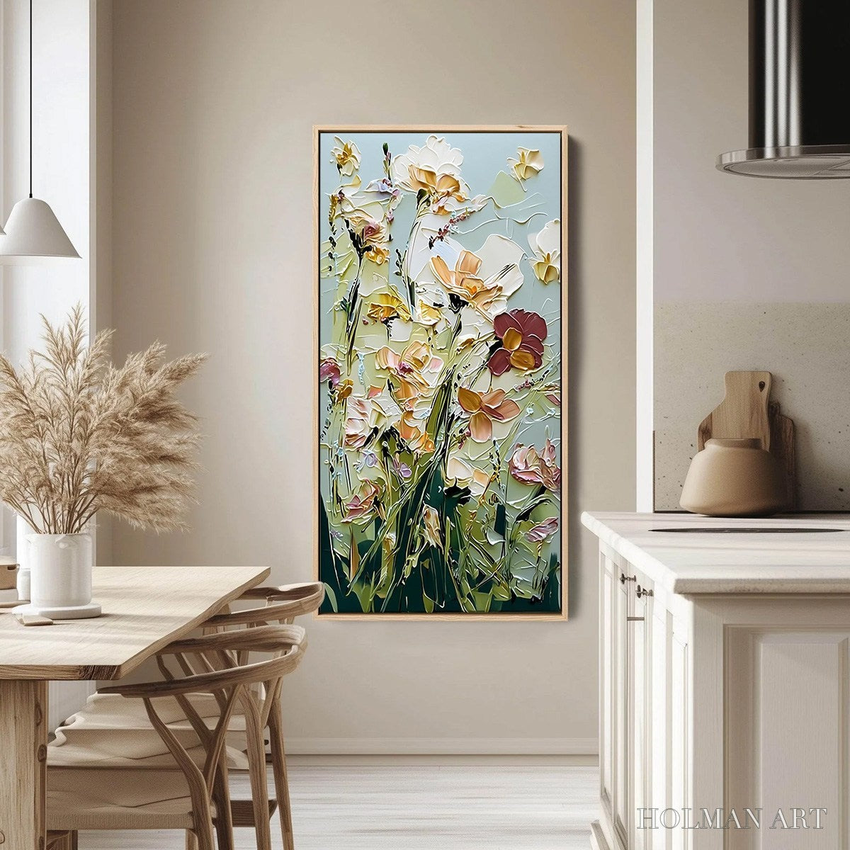 HOLMAN ART Garden Serenade Impasto Floral Painting | Textured Oil - image 4