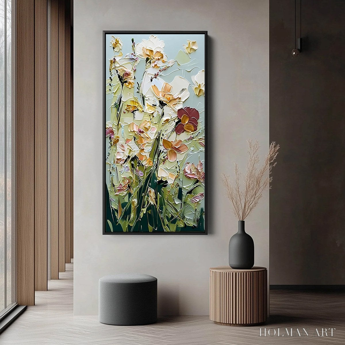 HOLMAN ART Garden Serenade Impasto Floral Painting | Textured Oil - image 6