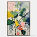 HOLMAN ART Botanical Burst – Colorful Abstract Botanical Textured Oil Painting - image 1