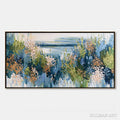HOLMAN ART Coastal Bloom – Textured Impasto Painting Floral Coastline - image 1