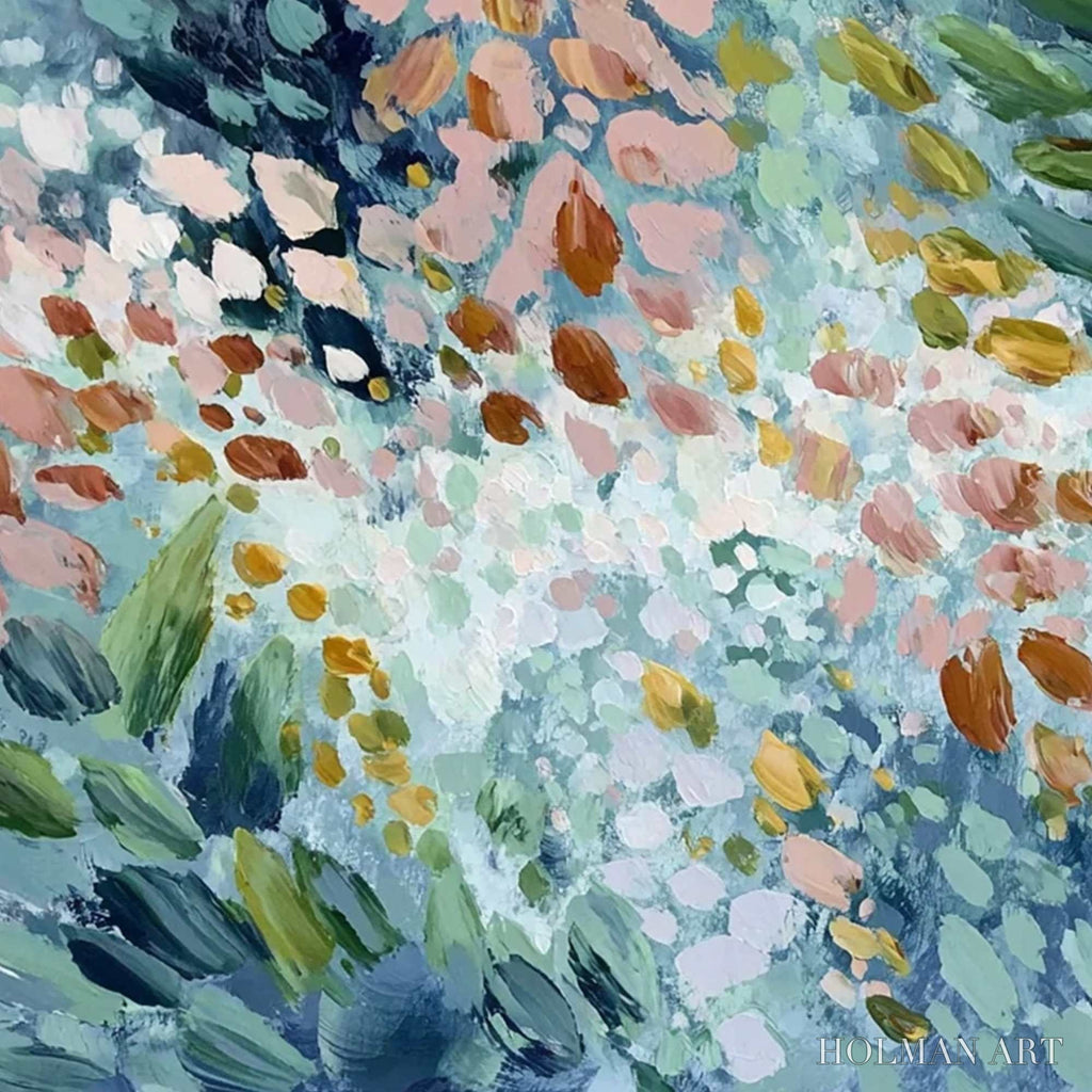 HOLMAN ART Petal Cascade – Colorful Abstract Floral Impasto - image 3