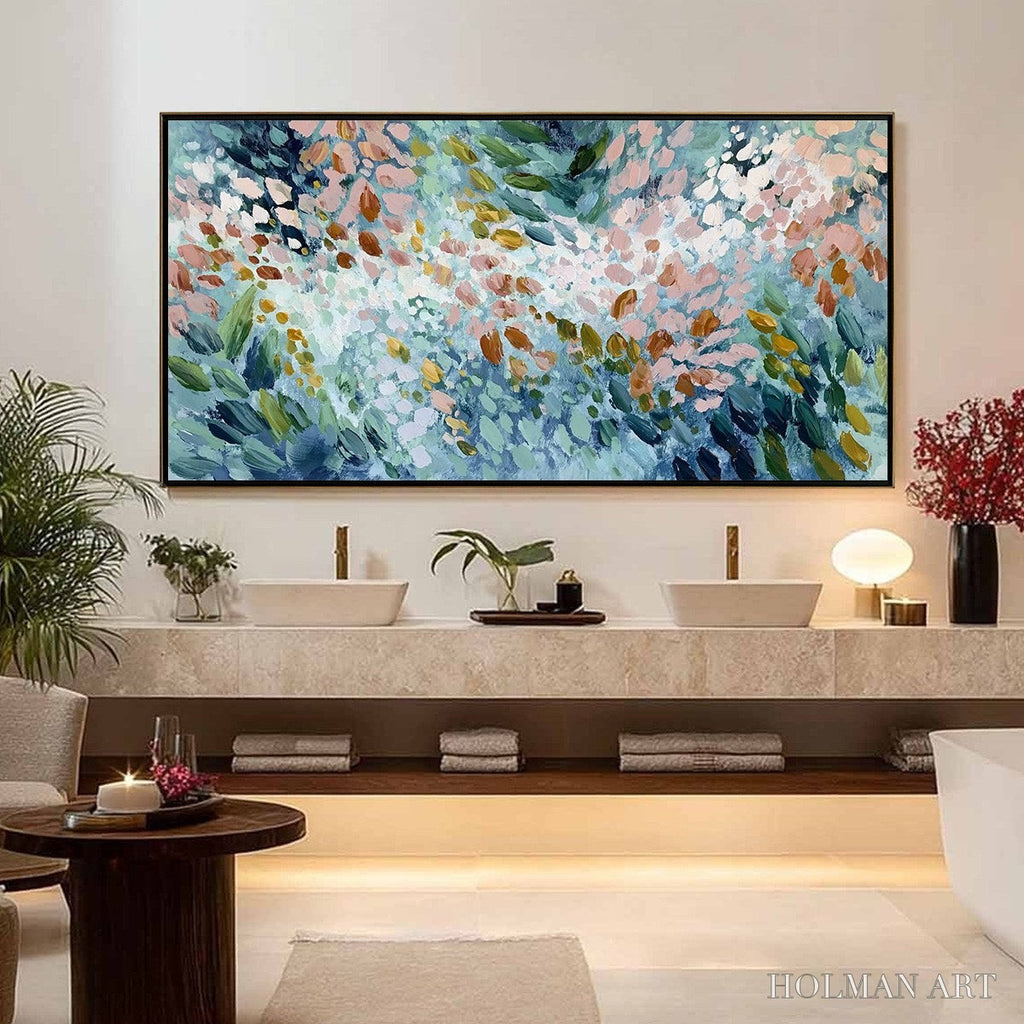 HOLMAN ART Petal Cascade – Colorful Abstract Floral Impasto - image 4