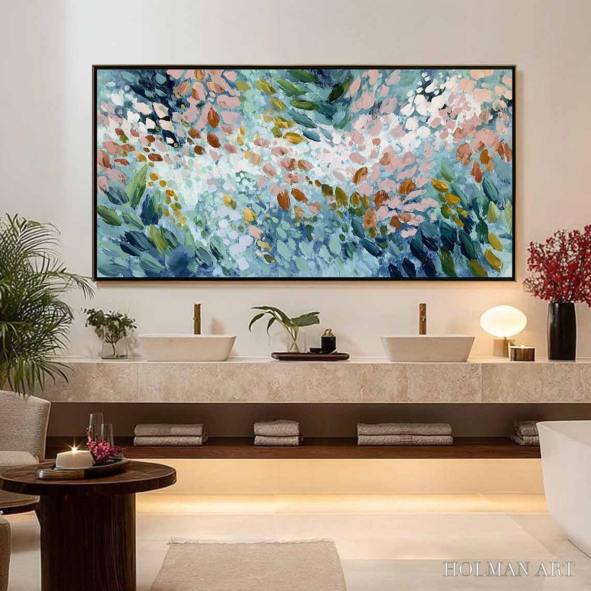 HOLMAN ART Petal Cascade – Colorful Abstract Floral Impasto - image 4