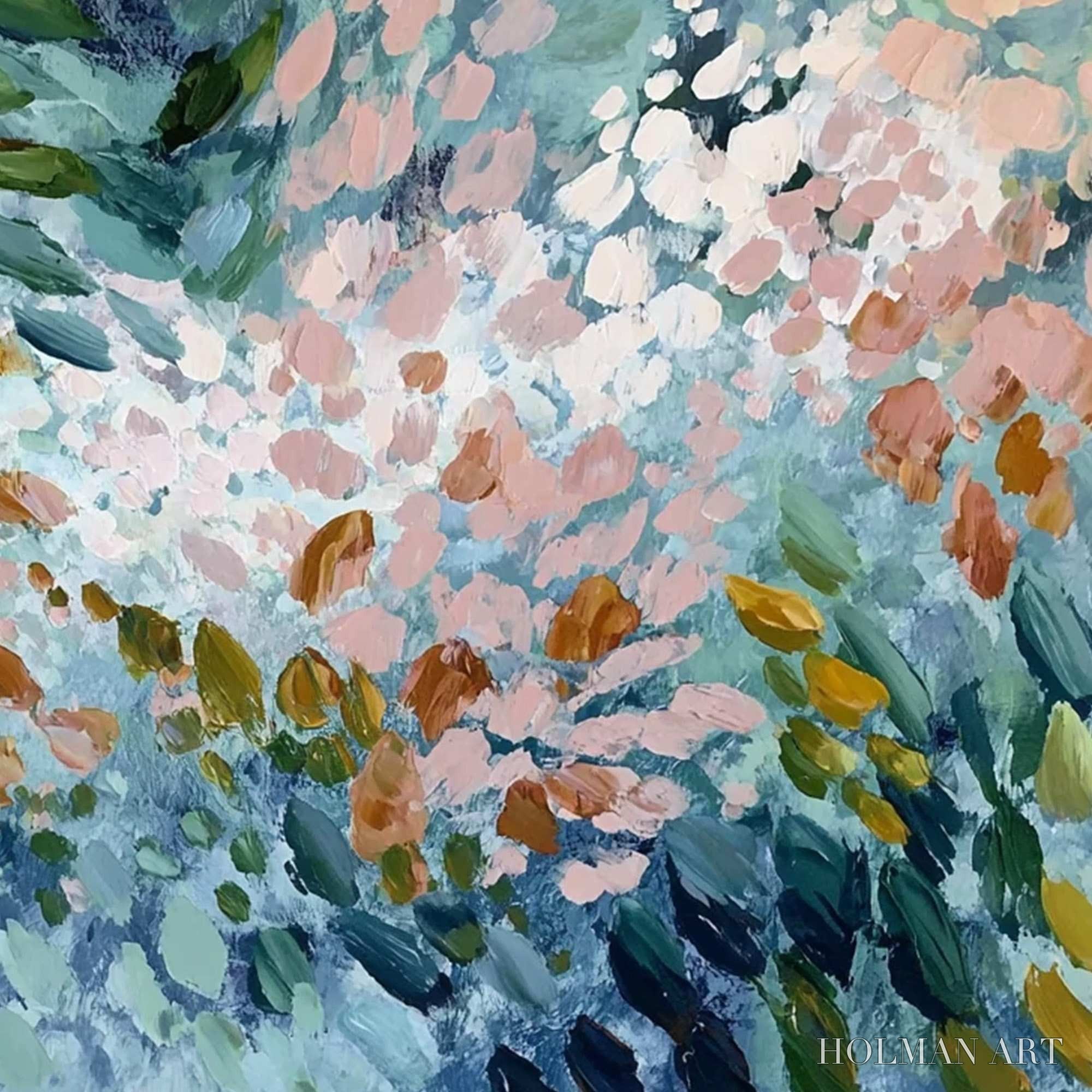 HOLMAN ART Petal Cascade – Colorful Abstract Floral Impasto - image 5