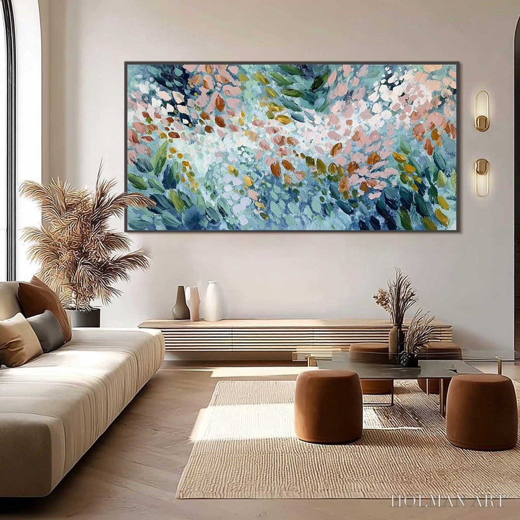 HOLMAN ART Petal Cascade – Colorful Abstract Floral Impasto - image 6