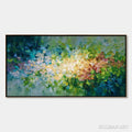 HOLMAN ART Garden of Light – Textured Abstract Floral Impasto Oil Painting - image 1