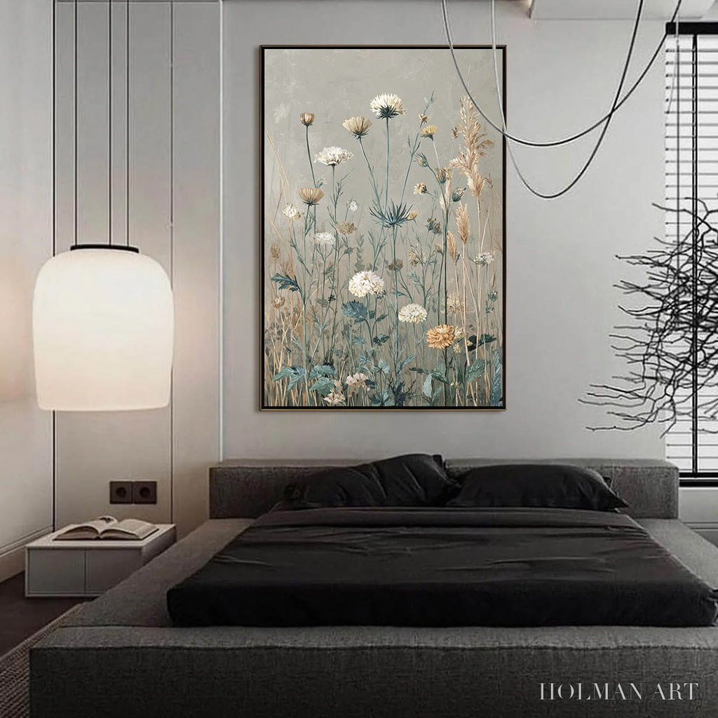 HOLMAN ART Whispering Meadow – Vintage Botanical Wildflower Painting - image 6