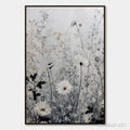 HOLMAN ART Whispers in the Meadow – Textured Neutral Floral Meadow Painting - image 1