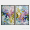 HOLMAN ART Garden Reverie – Colorful Abstract Floral Impasto Painting Set - image 1