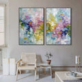 HOLMAN ART Garden Reverie – Colorful Abstract Floral Impasto Painting Set - image 2