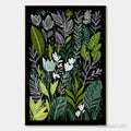 HOLMAN ART Nocturnal Garden – Modern Graphic Botanical Illustration Art - image 1