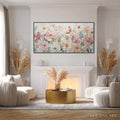 HOLMAN ART Bloom Whisper – Textured Pastel Floral Oil Painting - image 2