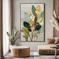HOLMAN ART Gilded Botanica – Textured Palette Knife Floral Oil Painting - image 2
