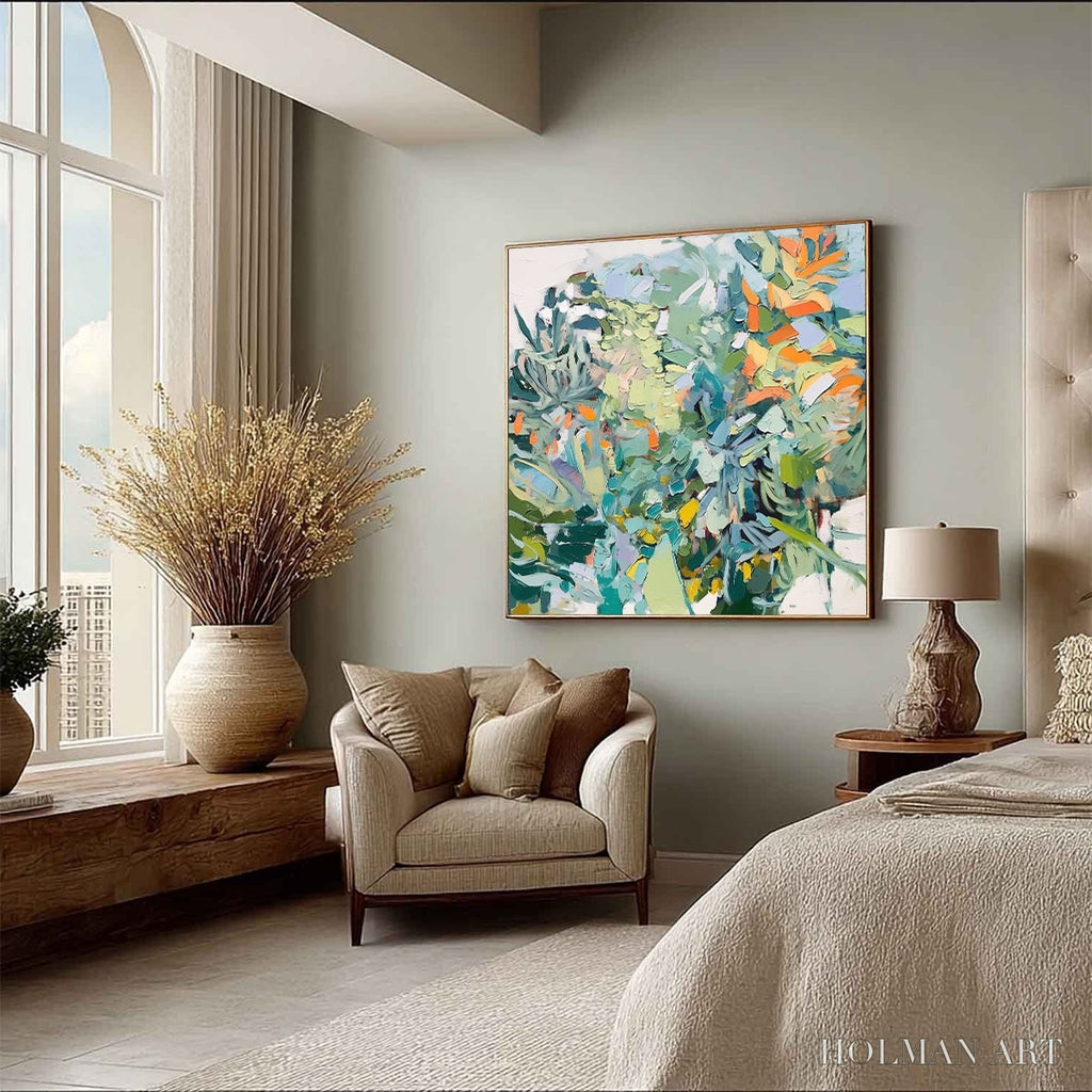 HOLMAN ART Botanical Rhapsody – Abstract Impressionist Floral Painting - image 6