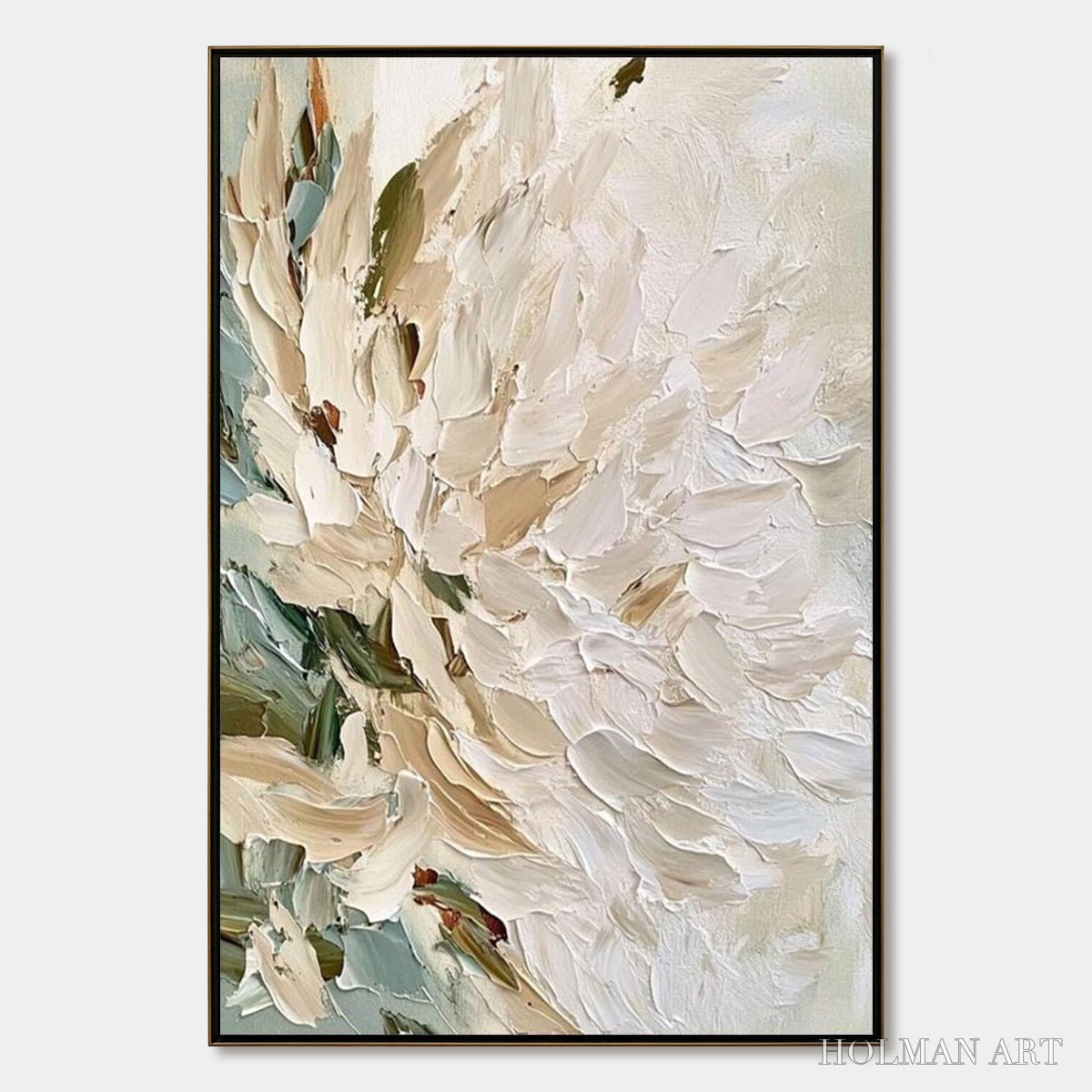 HOLMAN ART Petals of Dawn – Textured Impressionist Floral Oil Painting - image 1