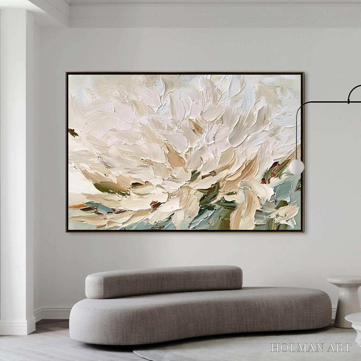 HOLMAN ART Petals of Dawn – Textured Impressionist Floral Oil Painting - image 2