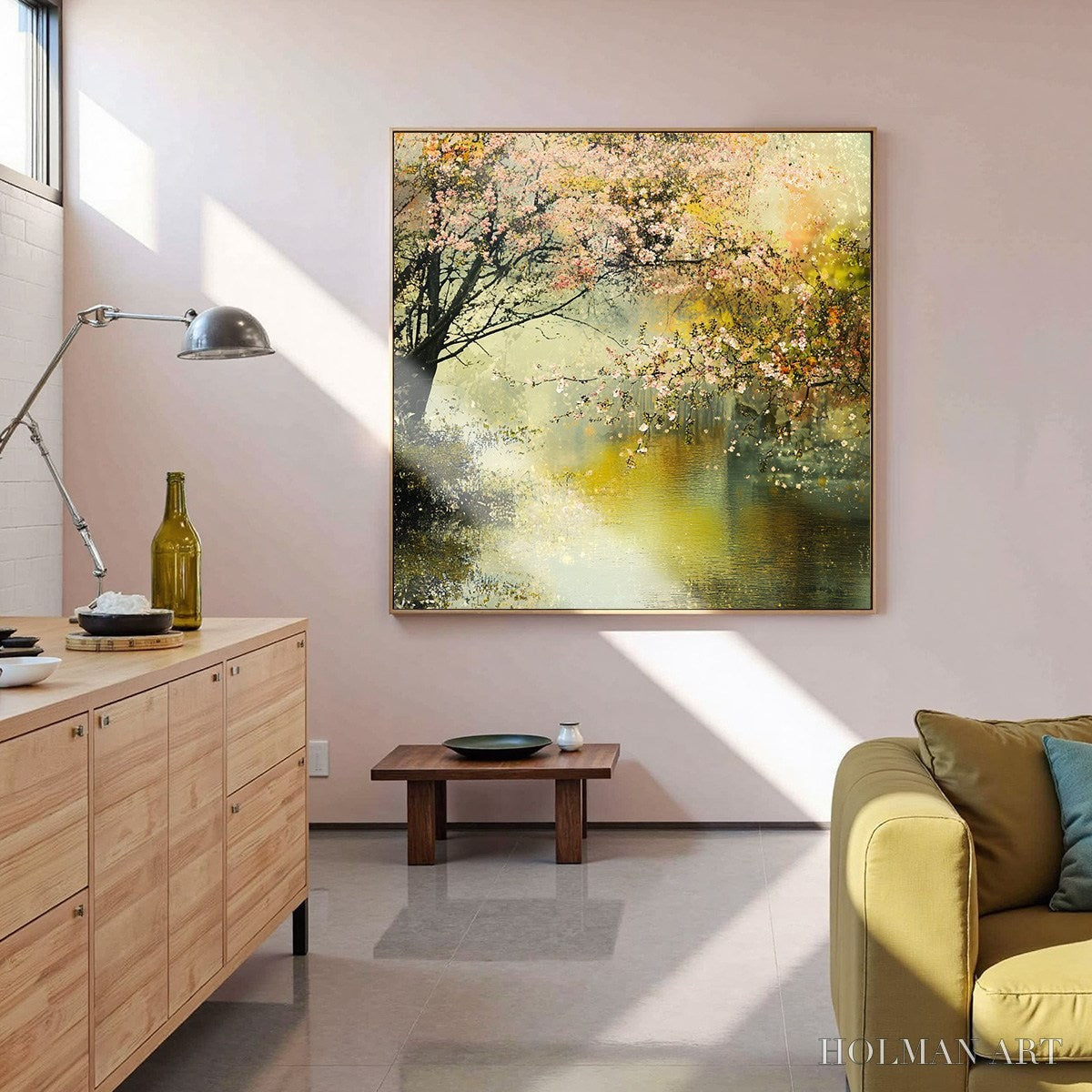 HOLMAN ART Spring Reverie – Impressionist Floral Landscape Oil Painting - image 2