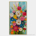 HOLMAN ART Summer Bouquet – Colorful Floral Impasto Oil Painting - image 2