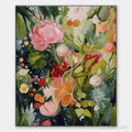HOLMAN ART Blooming Rhapsody – Textured Floral Oil Painting - image 1