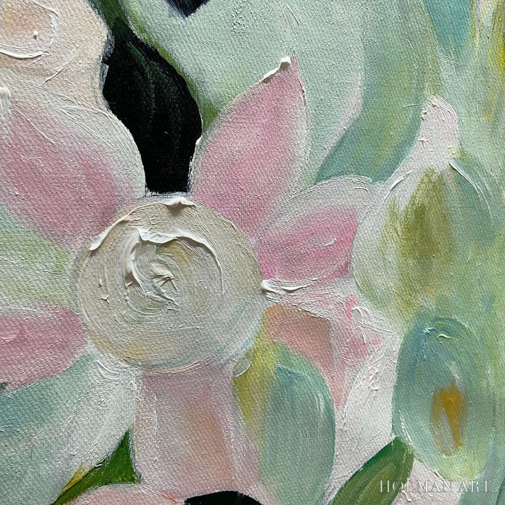 HOLMAN ART Secret Garden – Dreamy Floral Oil Painting - image 3