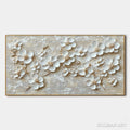 HOLMAN ART Golden Blossoms – Textured Floral Oil Painting - image 1
