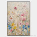 HOLMAN ART Whispering Meadow – Textured Floral Impasto Oil Painting - image 1