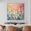 HOLMAN ART Wild Bloom – Textured Abstract Colorful Floral Landscape Oil Painting - image 2