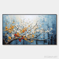 HOLMAN ART Blossoming Branch – Textured Floral Oil Painting - image 1