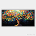 HOLMAN ART Rainbow Bloom – Impasto Palette Knife Floral Tree Painting - image 1
