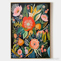 HOLMAN ART Midnight Garden – Vibrant Floral Boho Oil Painting - image 1