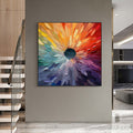 HOLMAN ART Chroma Bloom – Colorful Abstract Impasto Oil Painting - image 2