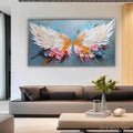 HOLMAN ART Floral Flight – Textured Floral Wings Oil Painting on Canvas - image 2