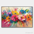 HOLMAN ART Vibrant Bloom – Impasto Floral Oil Painting in Vibrant Multicolor - image 1
