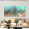 HOLMAN ART Lilac Meadow – Panoramic Floral Impasto Oil Painting - image 2
