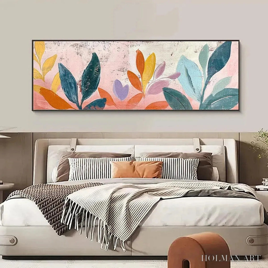 HOLMAN ART Pastel Botanical Panoramic – Floral Painting, Panoramic , Pastel Decor - image 4