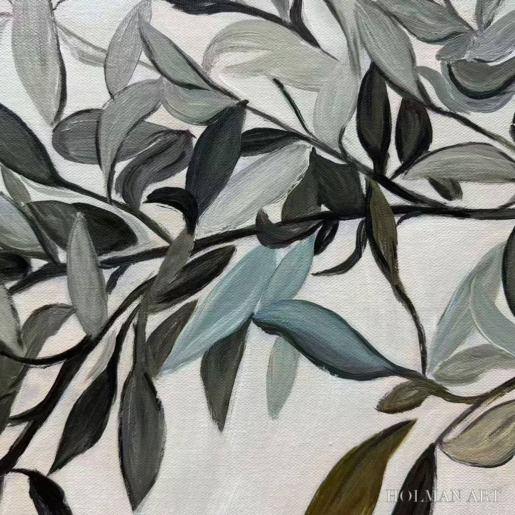 HOLMAN ART Olive Branch Panoramic – Botanical Painting, Panoramic - image 3